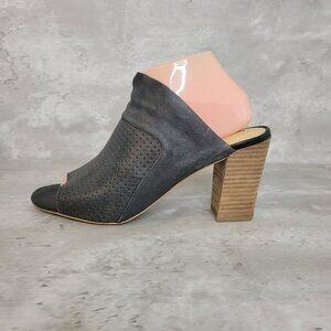 Adam Tucker Gray and Pink Mules